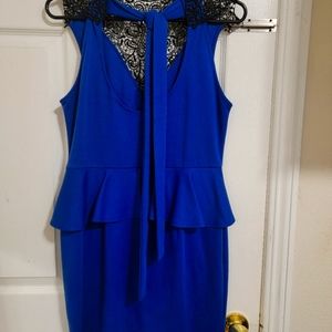 Blue dress